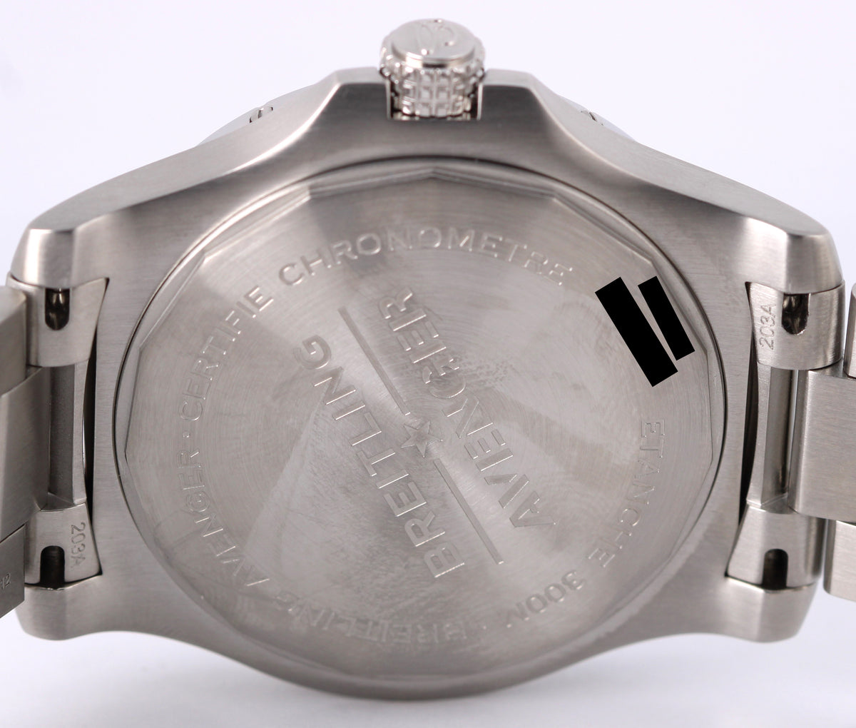 Breitling Avenger Automatic 43 A17318 Black 43mm Steel Watch Box Papers