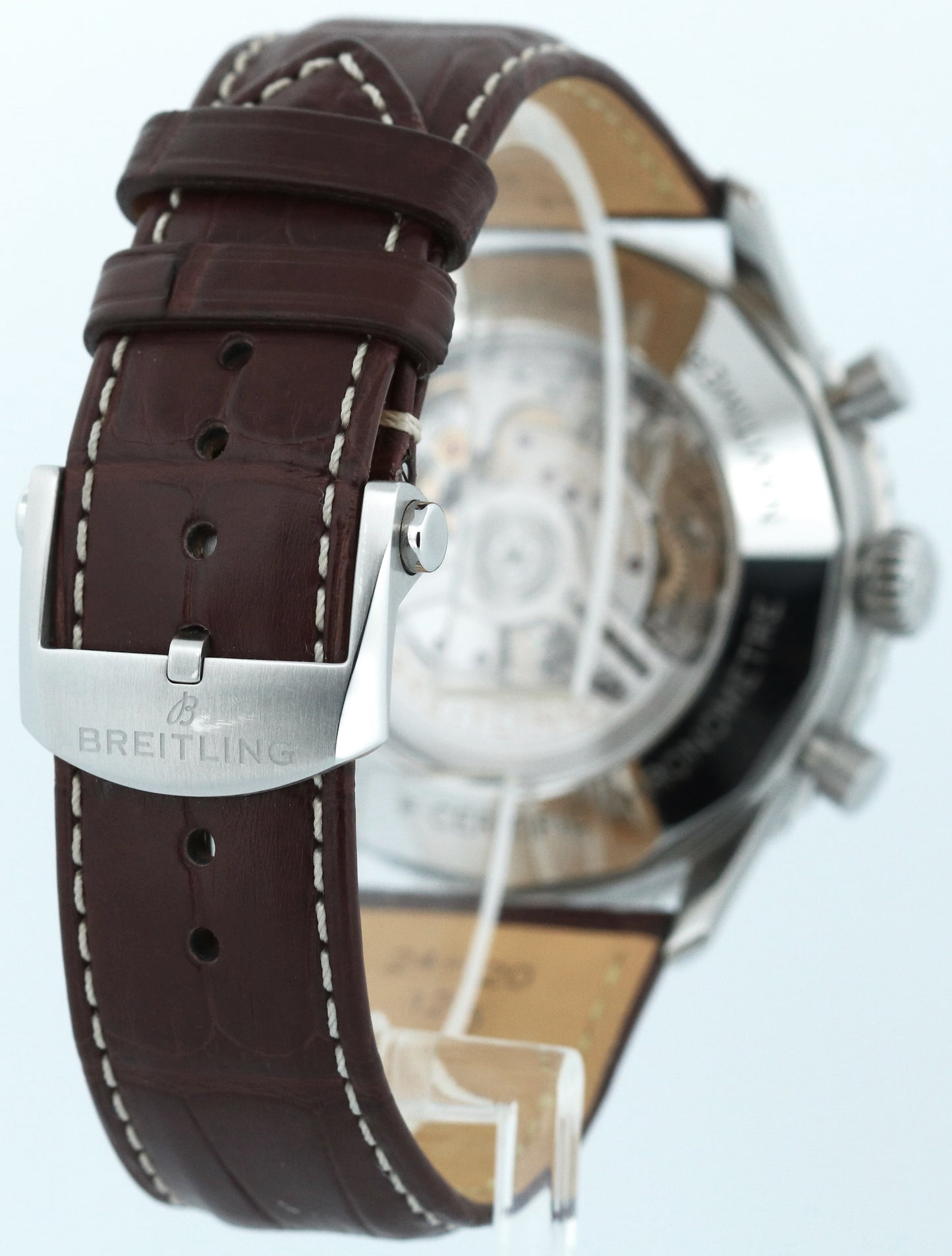 2024 PAPERS Breitling Navitimer B01 Chronograph 46 Steel BLUE AB0137 Watch BOX