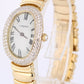 Cartier Baignoire Casque d'Or 1458 18k Yellow Gold Diamond 22mm Quartz Watch