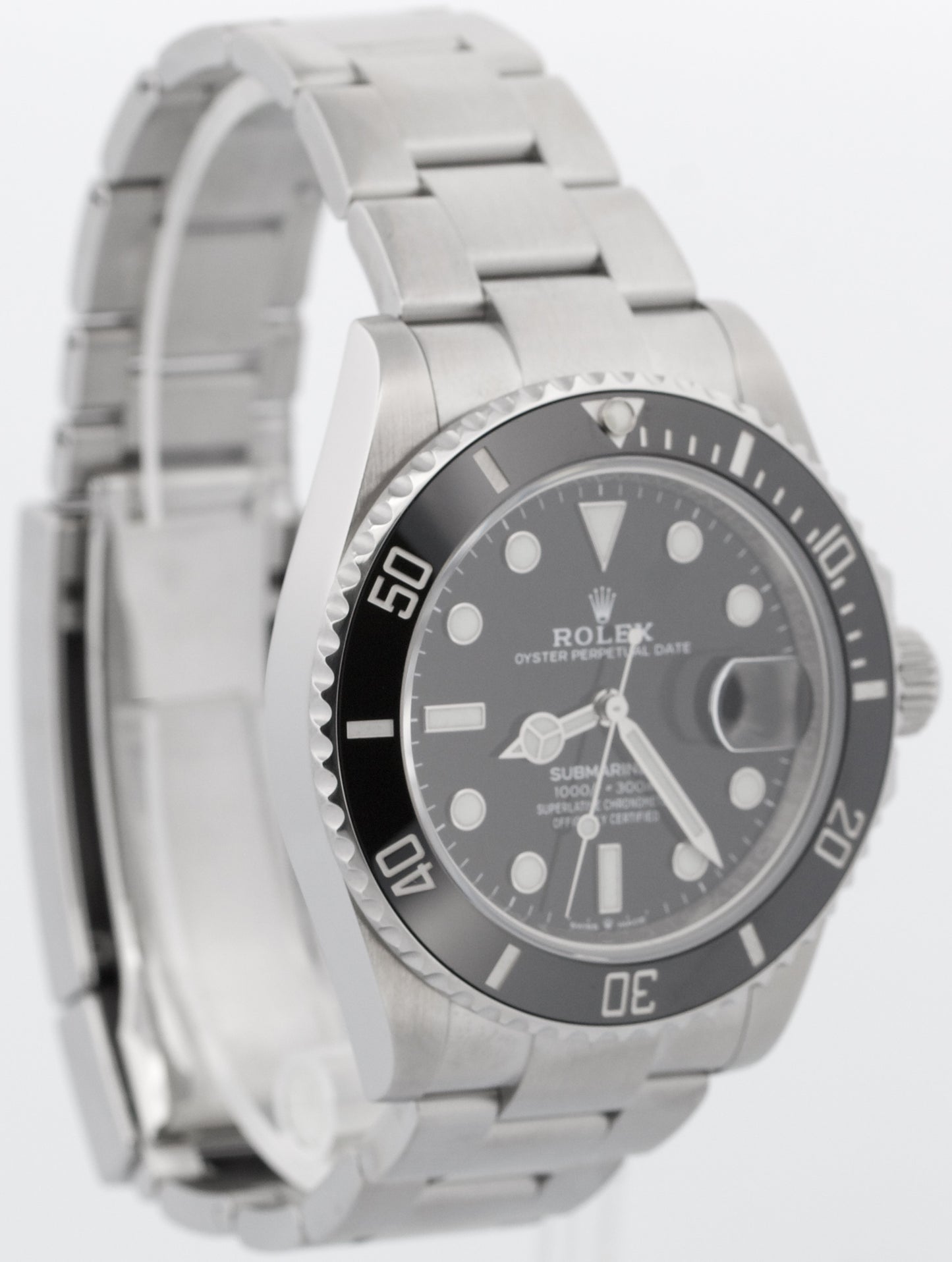 PAPERS Rolex Submariner Date 41 BLACK Stainless Steel Ceramic 41mm 126610 LN BOX