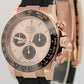 NEW UNWORN PAPERS Rolex Daytona Cosmograph 18K SUNDUST Oysterflex 126515 BOX