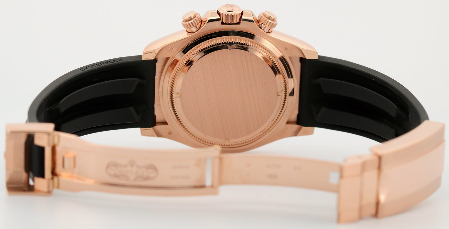 NEW UNWORN PAPERS Rolex Daytona Cosmograph 18K SUNDUST Oysterflex 126515 BOX