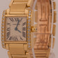 Cartier Tank Francaise 18k Gold 20mm FACTORY DIAMOND Quartz WE1001R8 2385 BOX