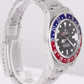 VINTAGE 1986 PAPERS RSC Rolex GMT-Master Pepsi Red Blue Oyster Steel 16750 B+P