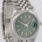 NEW 2025 PAPERS Rolex DateJust MINT GREEN Steel JUBILEE 36mm Watch 126200 BOX