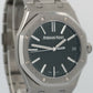 2023 PAPERS Audemars Piguet Royal Oak GREEN 41mm Steel 15510ST.OO.1320ST.09 BOX