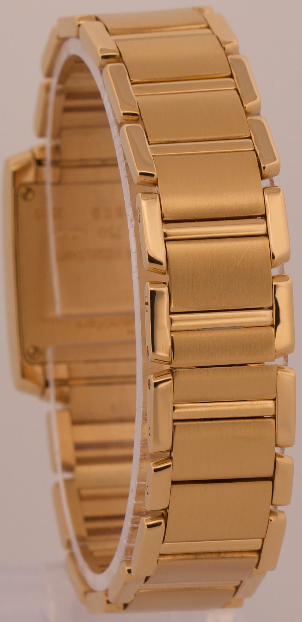 Cartier Tank Francaise 18k Gold 20mm FACTORY DIAMOND Quartz WE1001R8 2385 BOX