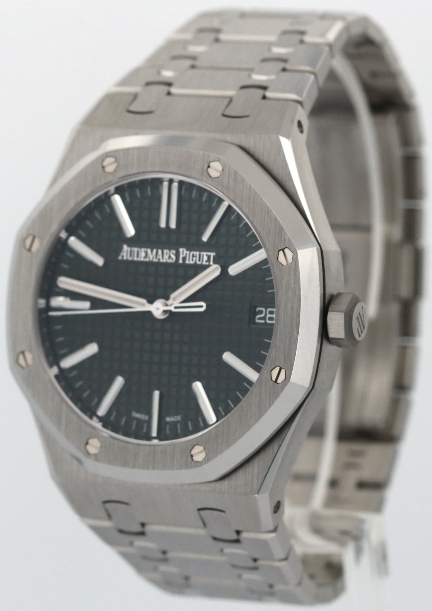 2023 PAPERS Audemars Piguet Royal Oak GREEN 41mm Steel 15510ST.OO.1320ST.09 BOX