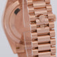 Rolex Day-Date President 40mm CHOCOLATE MOTIF Brown 18K Rose Gold 228235 BOX