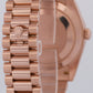 Rolex Day-Date President 40mm CHOCOLATE MOTIF Brown 18K Rose Gold 228235 BOX