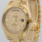 Rolex Day-Date II President 41mm CHAMPAGNE DIAMOND 18K Yellow Gold 218238 BOX