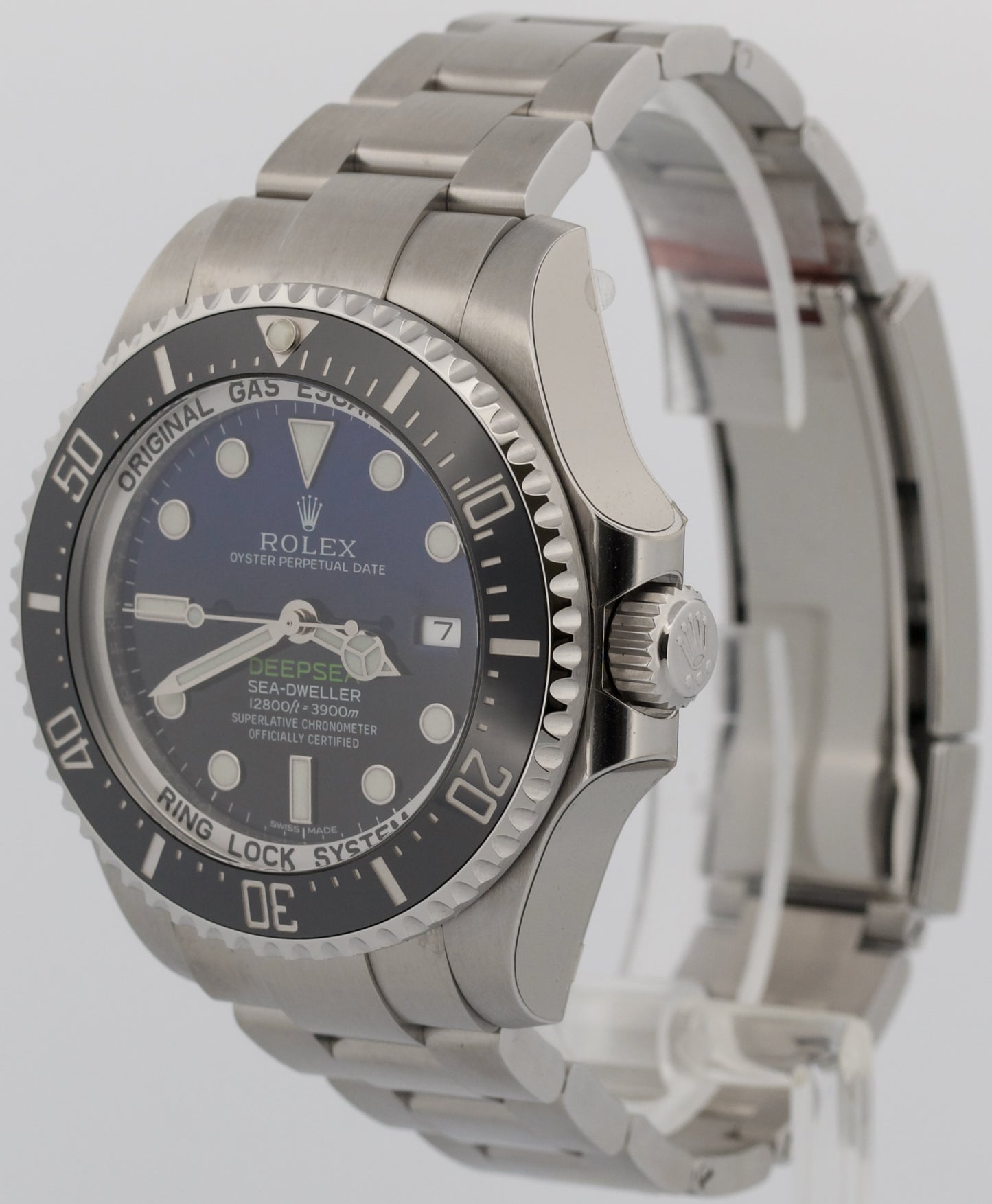 STICKERED NOS 2017 PAPERS Rolex Sea-Dweller Deepsea 116660 CAMERON Blue 44mm BOX