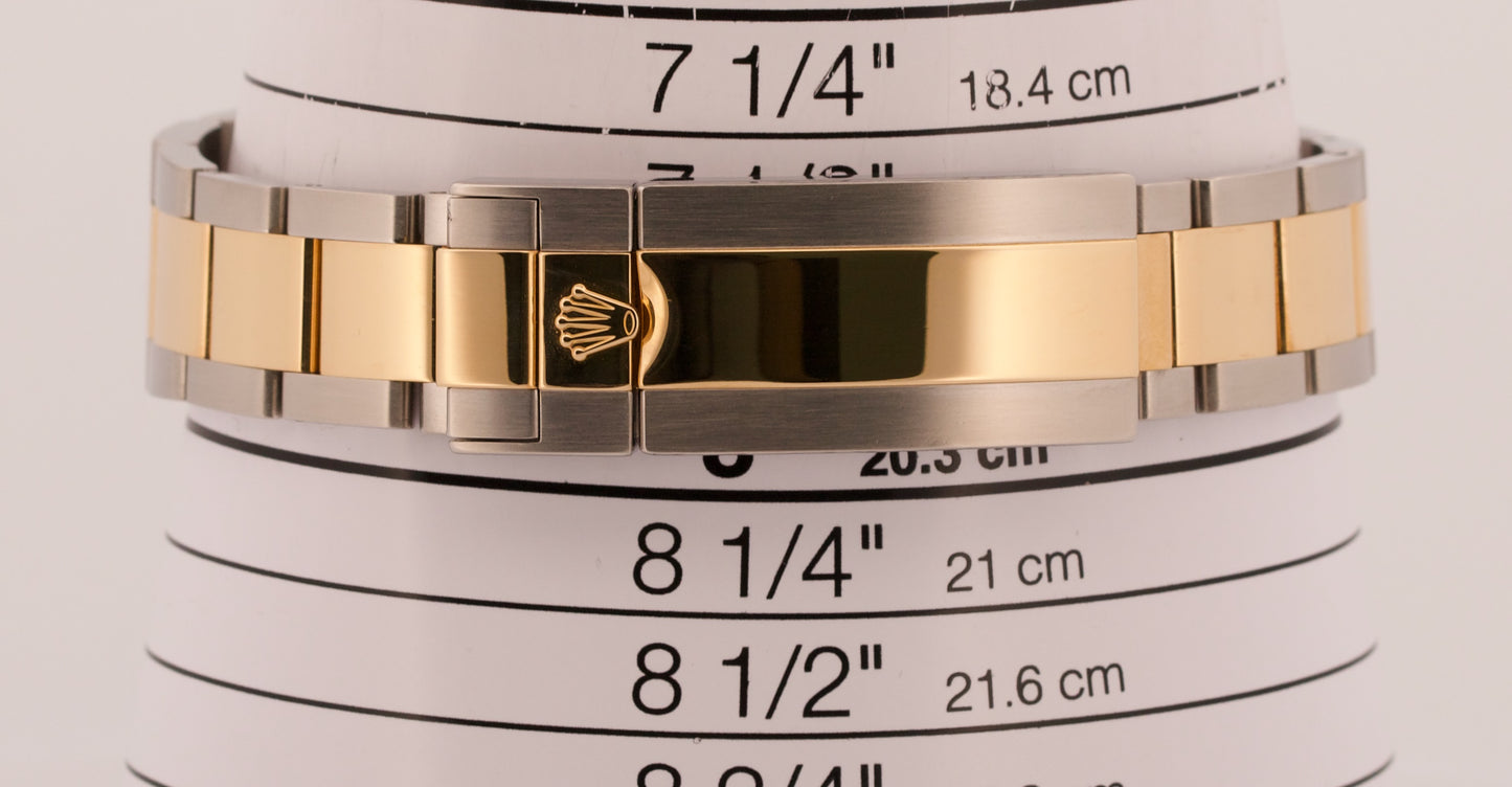 2018 Rolex Submariner Date 116613 LB Blue Two-Tone 18K Steel 40mm Box Papers