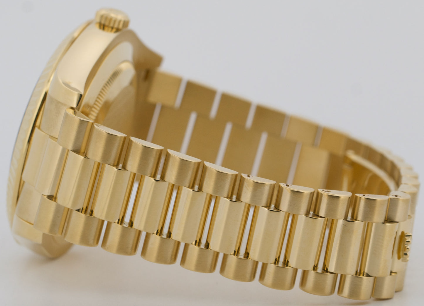 Rolex Day-Date II President 41mm CHAMPAGNE DIAMOND 18K Yellow Gold 218238 BOX