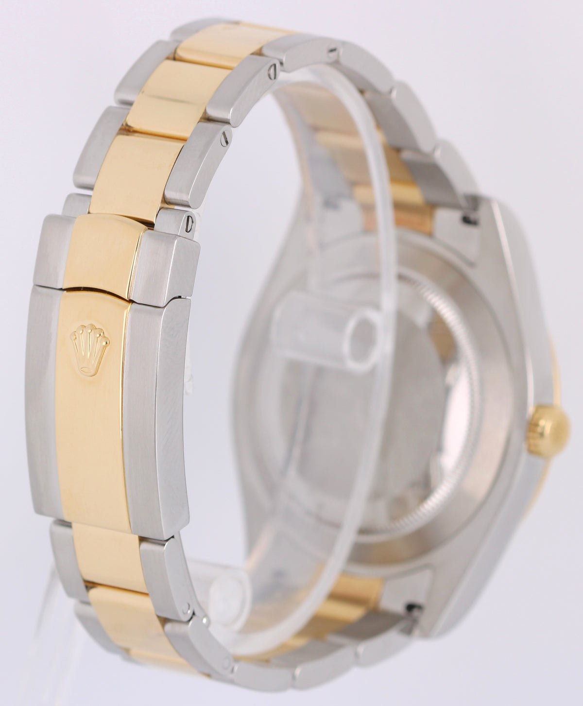 Rolex Datejust II 116333 Two-Tone 18k Gold Steel Champagne Diamond Fluted Watch