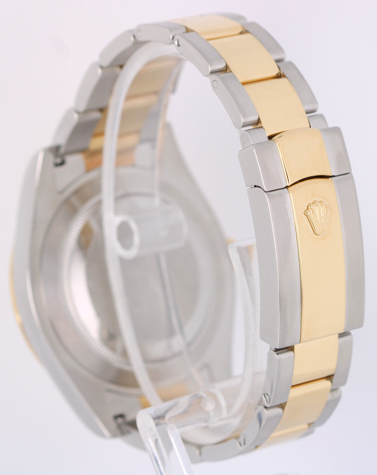 Rolex Datejust II 116333 Two-Tone 18k Gold Steel Champagne Diamond Fluted Watch