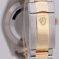 Rolex Datejust II Black Roman Two-Tone 18K Yellow Gold Stainless 41mm 116333