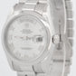 Rolex Day-Date Presidential 36mm SILVER ROMAN 950 Platinum 118206 Watch BOX