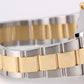 Rolex Datejust II 116333 Two-Tone 18k Gold Steel Champagne Diamond Fluted Watch