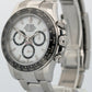 2024 PAPERS Rolex Daytona Cosmograph Steel PANDA White Steel 40mm 126500 LN BOX