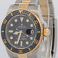 2014 PAPERS Rolex Submariner BLACK 40mm Ceramic 18K Gold Steel 116613 LN BOX