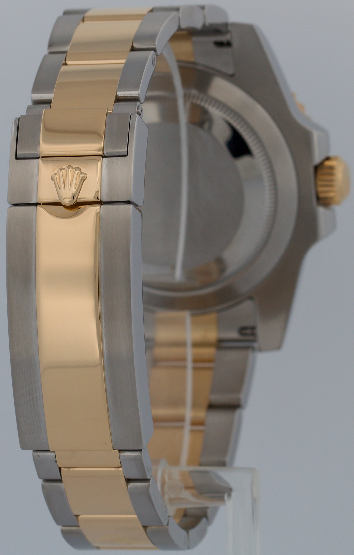 2014 PAPERS Rolex Submariner BLACK 40mm Ceramic 18K Gold Steel 116613 LN BOX