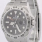 Rolex Explorer II 42mm BLACK Stainless Steel Orange Automatic Watch 216570