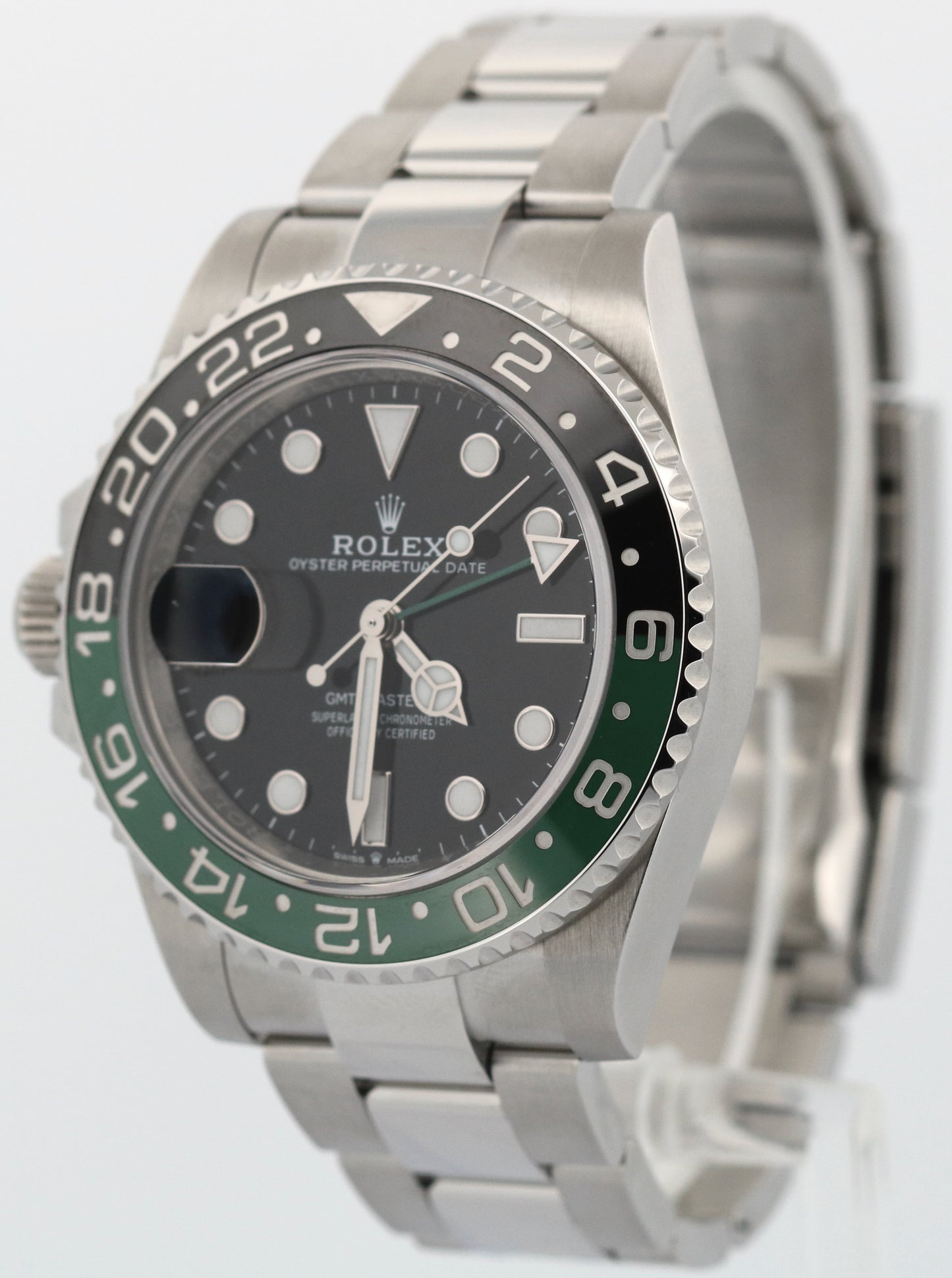 Rolex GMT-Master II SPRITE GREEN Black Steel Ceramic 40mm OYSTER 126720 VTNR BOX