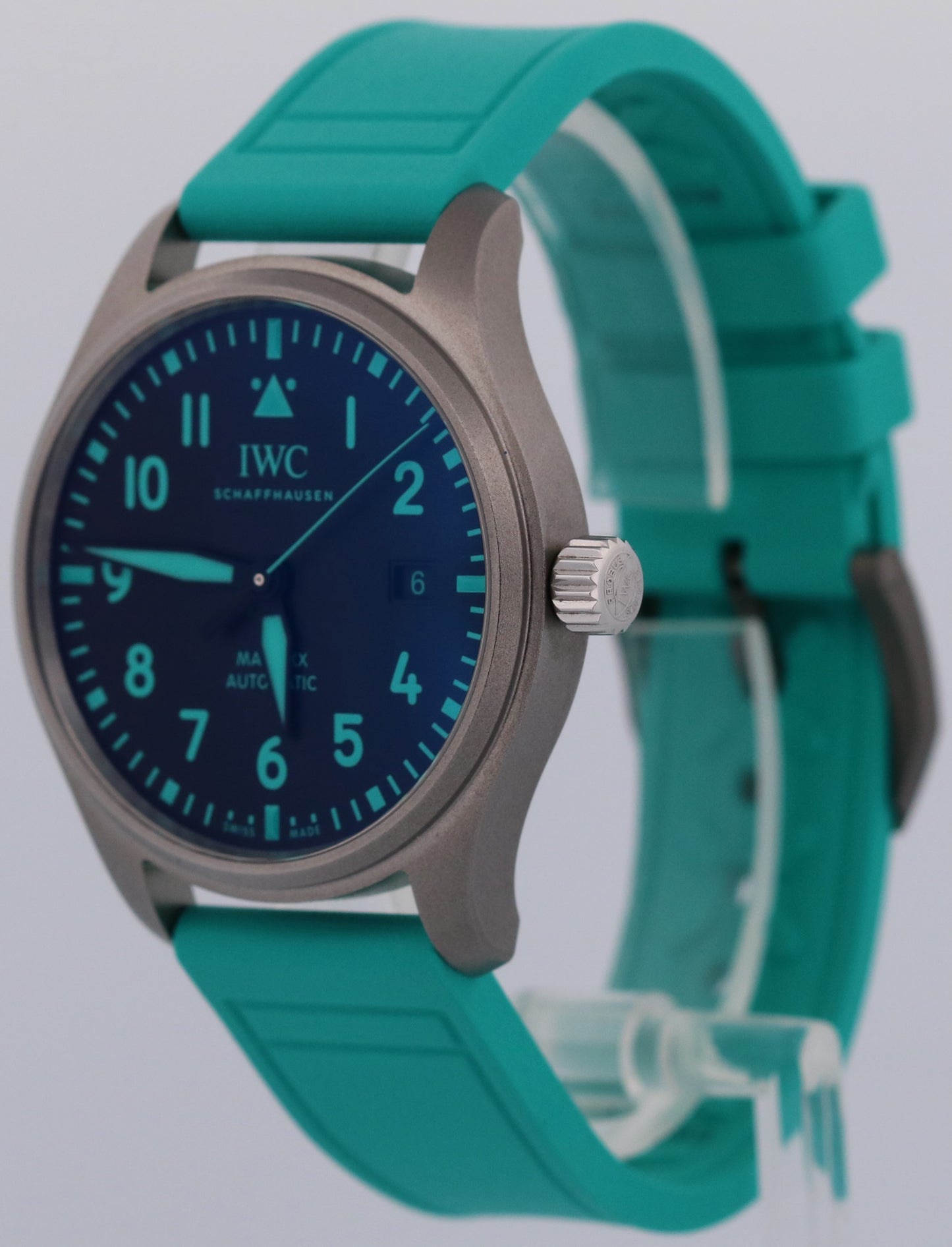 2026 IWC Pilot IW328210 Chronograph MERCEDES-AMG Petronas Titanium Box Papers