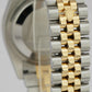 MINT Rolex DateJust 36mm Champagne DIAMOND Two-Tone Gold Steel Watch 116243