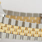 MINT Rolex DateJust 36mm Champagne DIAMOND Two-Tone Gold Steel Watch 116243