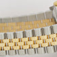 MINT Rolex DateJust 36mm Champagne DIAMOND Two-Tone Gold Steel Watch 116243