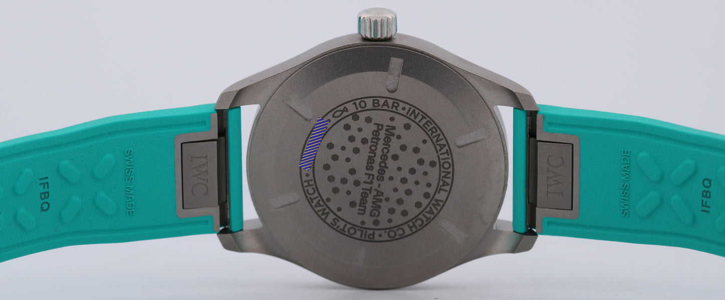 2026 IWC Pilot IW328210 Chronograph MERCEDES-AMG Petronas Titanium Box Papers
