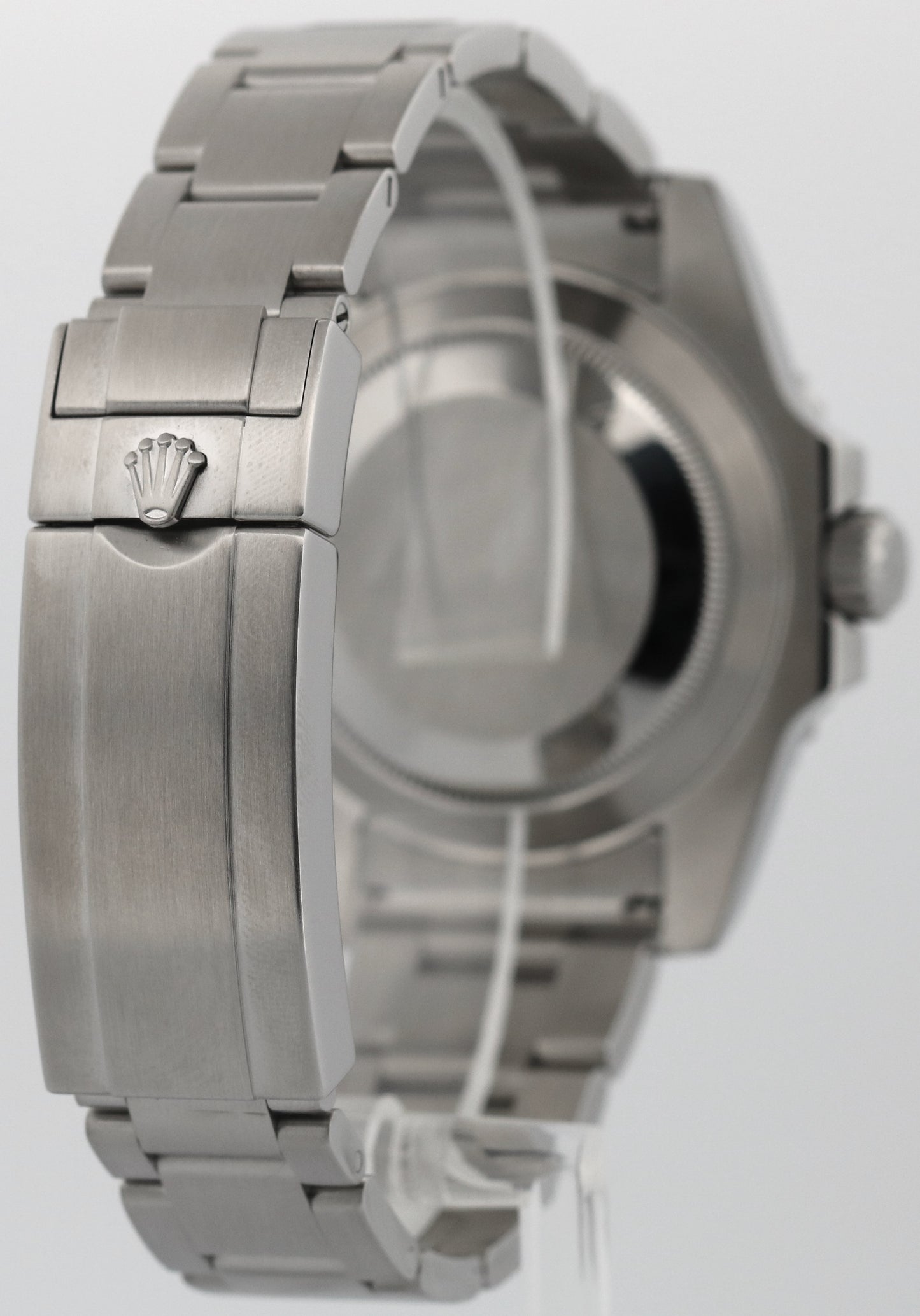 PAPERS Rolex Submariner No-Date Steel 40mm BLACK Ceramic Steel Watch 114060 BOX