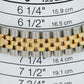 MINT Rolex DateJust 36mm Champagne DIAMOND Two-Tone Gold Steel Watch 116243