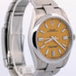 2021 Rolex Oyster Perpetual 124300 Yellow Stainless Steel 41mm Watch Box Papers