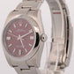 NOS STICKERED 2018 PAPERS Rolex Oyster Perpetual 36mm GRAPE Steel 116000 BOX