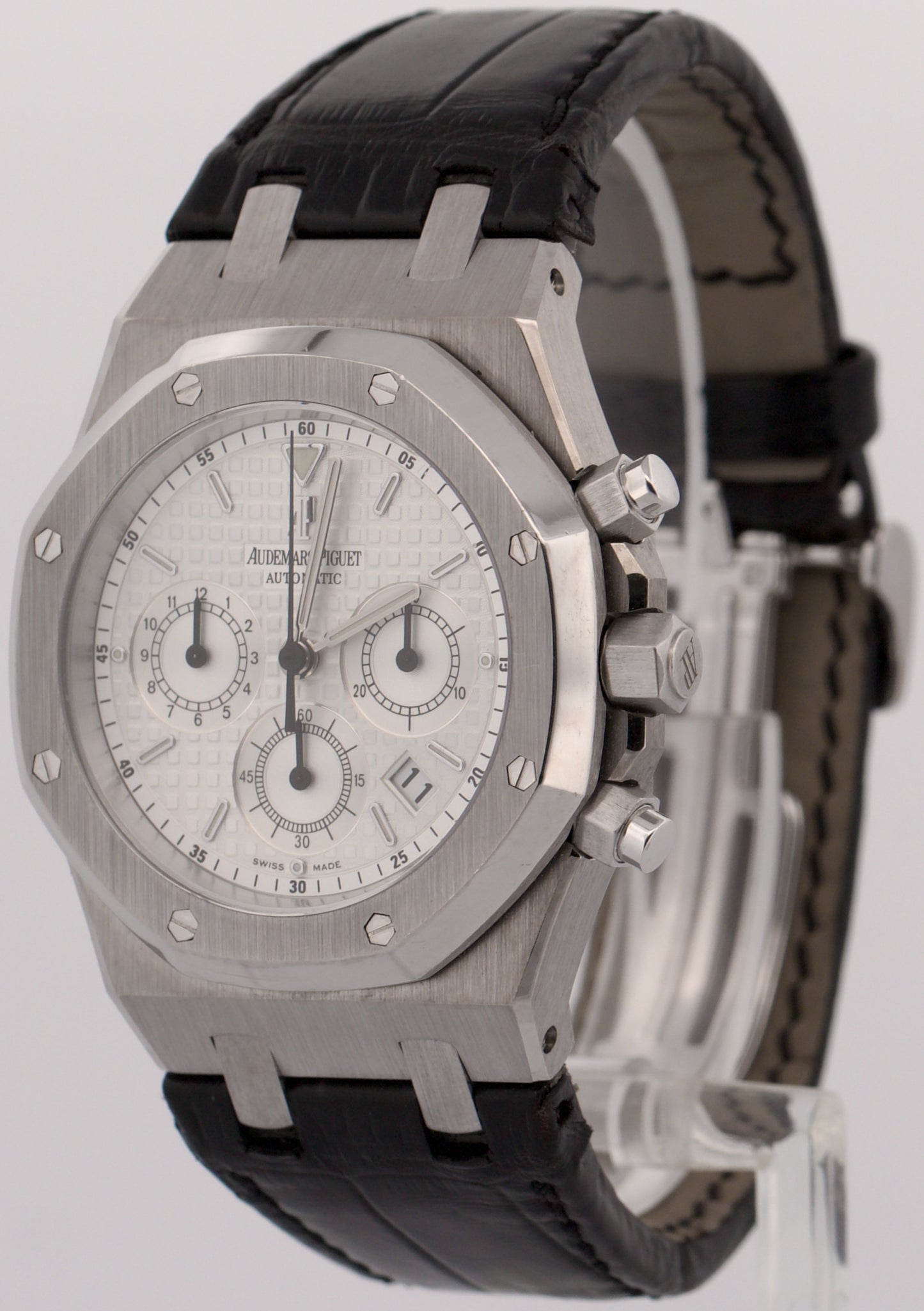 Audemars Piguet Royal Oak Chronograph WHITE 18K Gold 39mm 26022BC.OO.D002CR.01