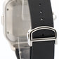 Cartier Santos Chronograph Steel ADLC Silver Rubber 43mm WSSA0017 4183 Watch