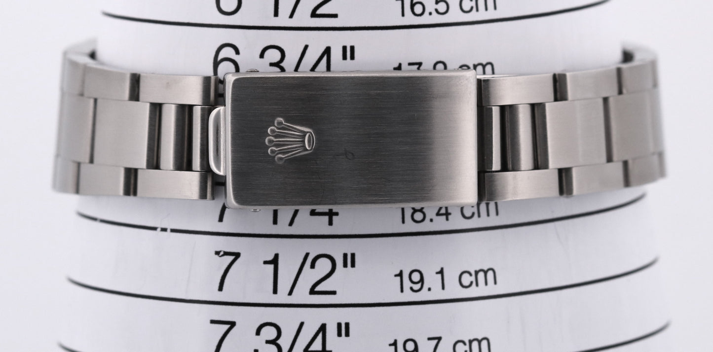 Rolex Oyster Perpetual Air-King 14000M Blue Stainless Steel Oyster 34mm Watch