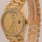 1981 Rolex Day-Date President 18038 Champagne Diamond 18K Yellow Gold 36mm Watch