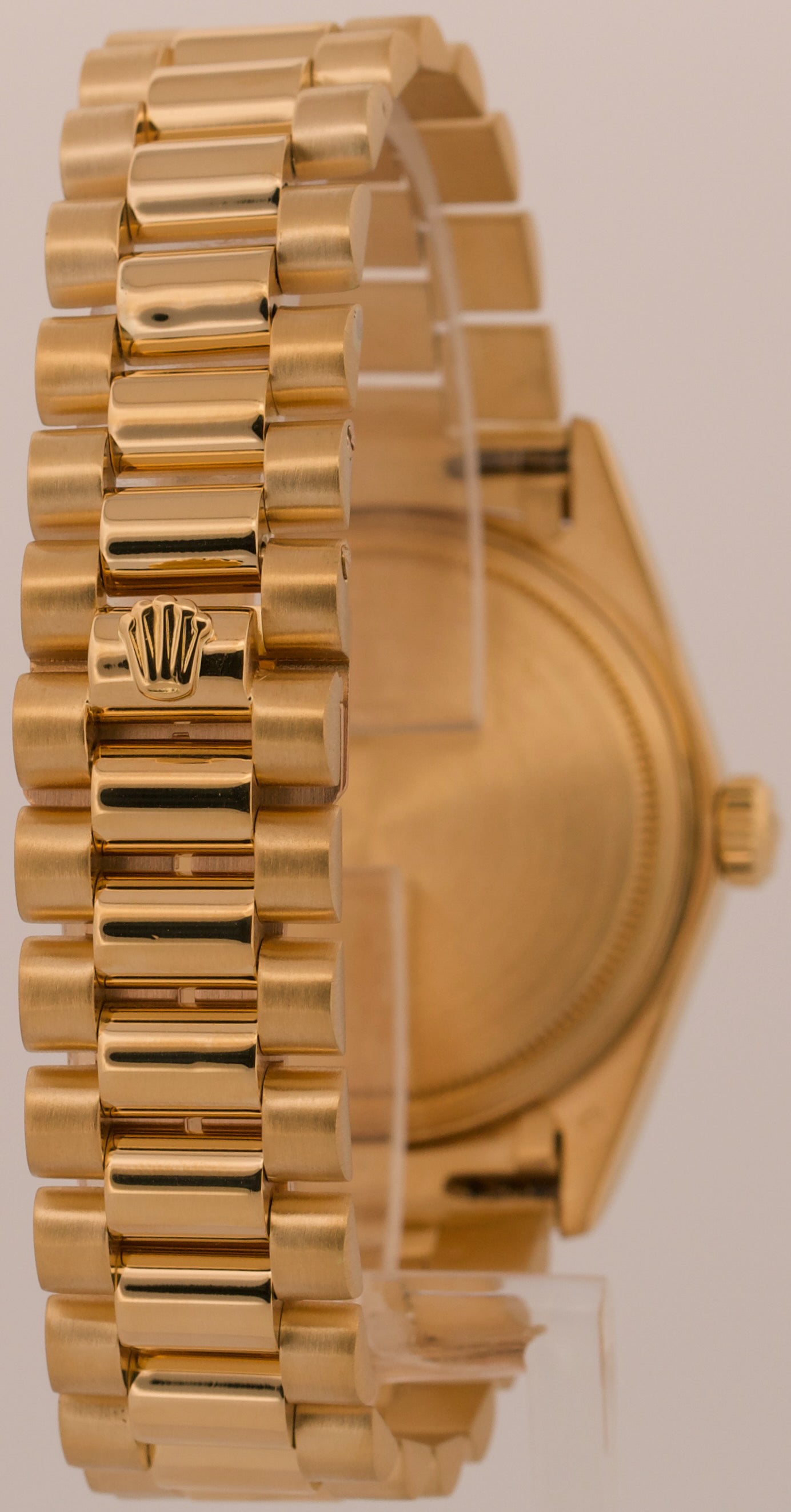 1981 Rolex Day-Date President 18038 Champagne Diamond 18K Yellow Gold 36mm Watch