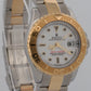 2023 RSC Ladies Rolex Yacht-Master WHITE 18K Yellow Gold Steel 29mm 169623 Watch