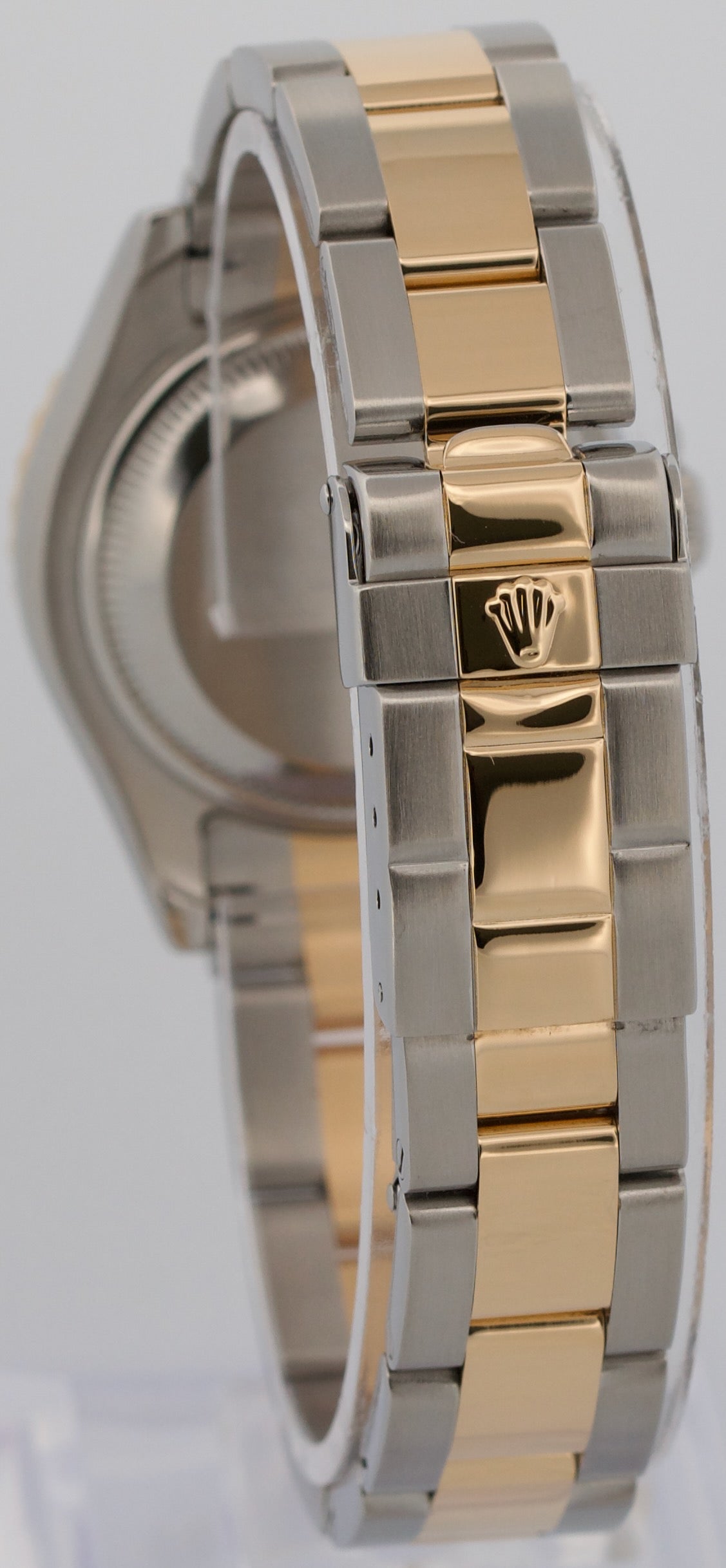 2023 RSC Ladies Rolex Yacht-Master WHITE 18K Yellow Gold Steel 29mm 169623 Watch