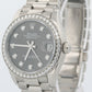 PAPERS Rolex DateJust President 31mm 18k FACTORY RHODIUM DIAMOND 278289RBR BOX