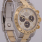 Rolex Daytona Cosmograph IVORY RACING 18K Yellow Gold Two-Tone Steel 116523