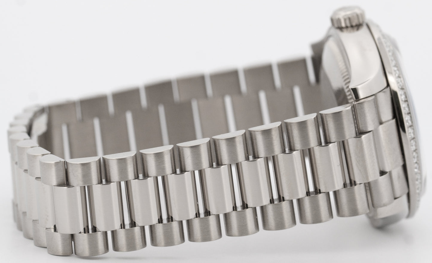 PAPERS Rolex DateJust President 31mm 18k FACTORY RHODIUM DIAMOND 278289RBR BOX
