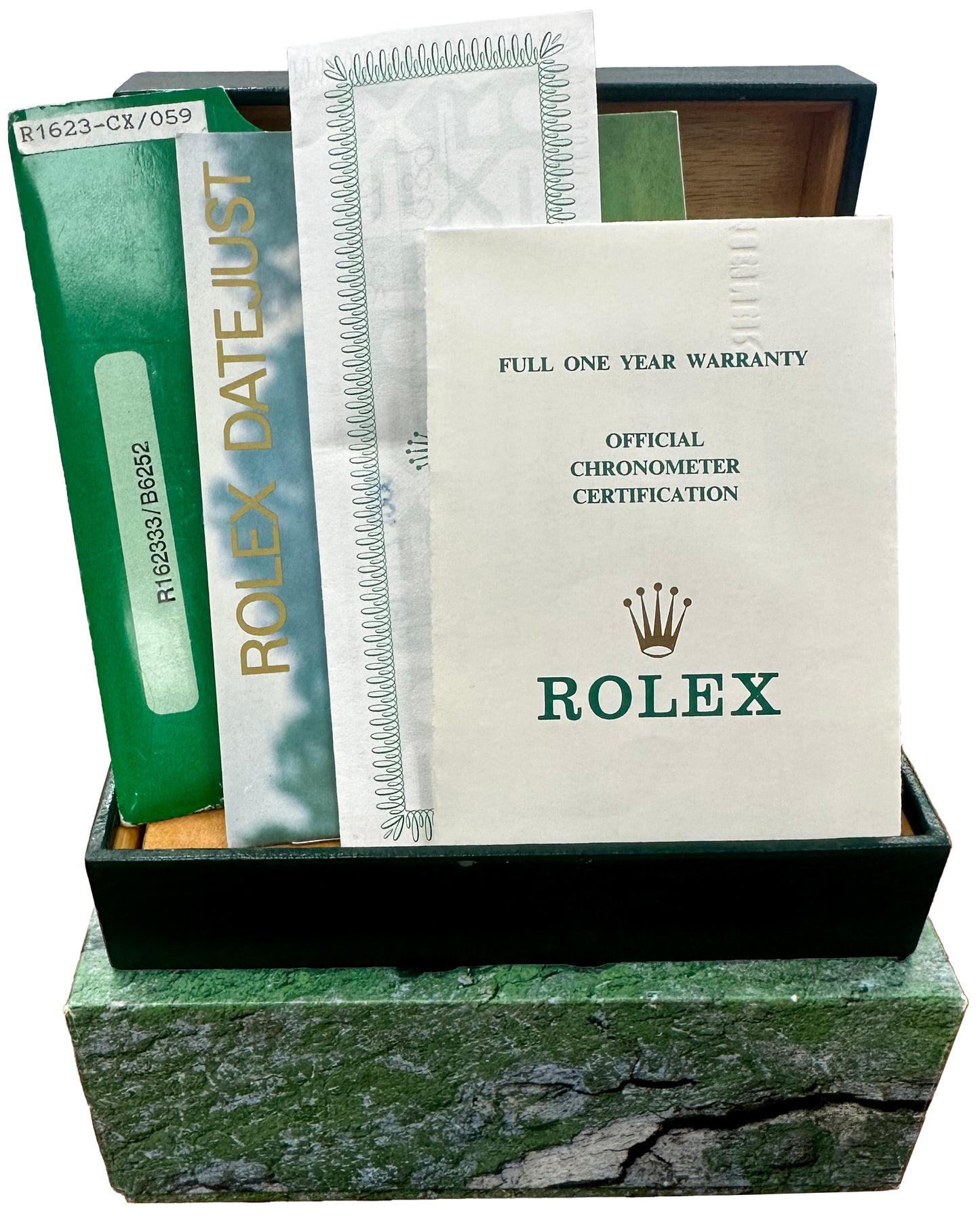 PAPERS Rolex DateJust 36mm PAPERS Silver Yellow Gold Stainless Watch 16233 BOX