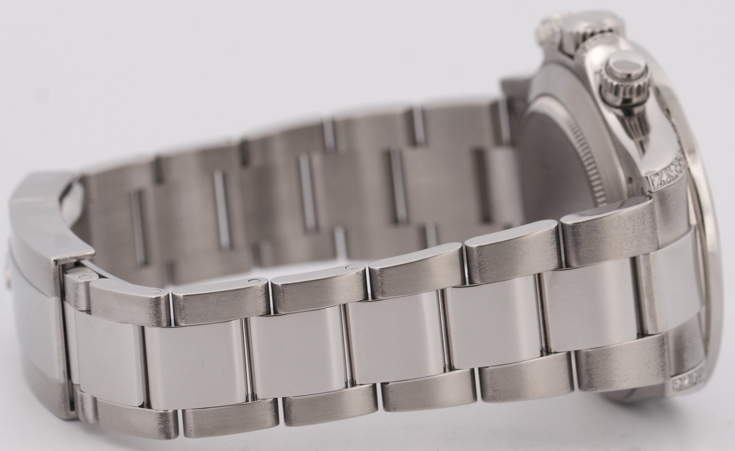 Rolex Daytona Cosmograph BLACK DIAMOND Stainless Steel RAINBOW 40mm Watch 116520