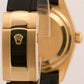 2021 Rolex Sky-Dweller 326238 18K Yellow Gold Black Oysterflex 42mm Box Papers
